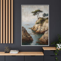 Serene Seaside Landscape Art - Tranquil Coastal Decor