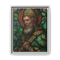 Saint Artwork | Irish Heritage Art | Traditional Green Tones