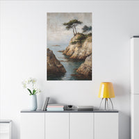 Serene Seaside Landscape Art - Tranquil Coastal Decor