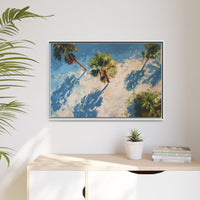 Tropical Palm Trees Artwork | Vibrant Coastal Landscape