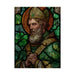 Saint Artwork | Irish Heritage Art | Traditional Green Tones