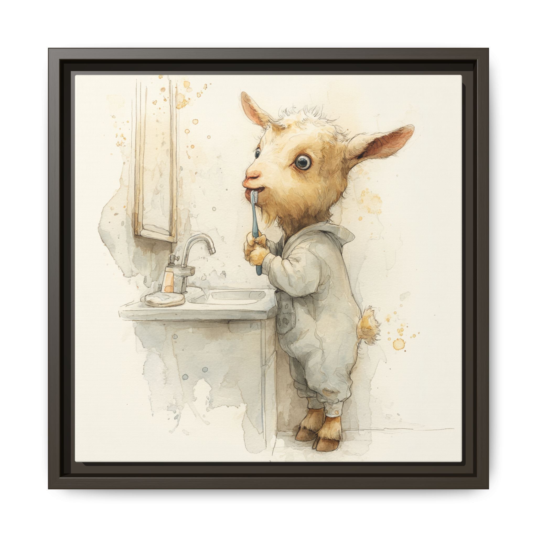 Whimsical Goat Art | Perfect for Children's Rooms