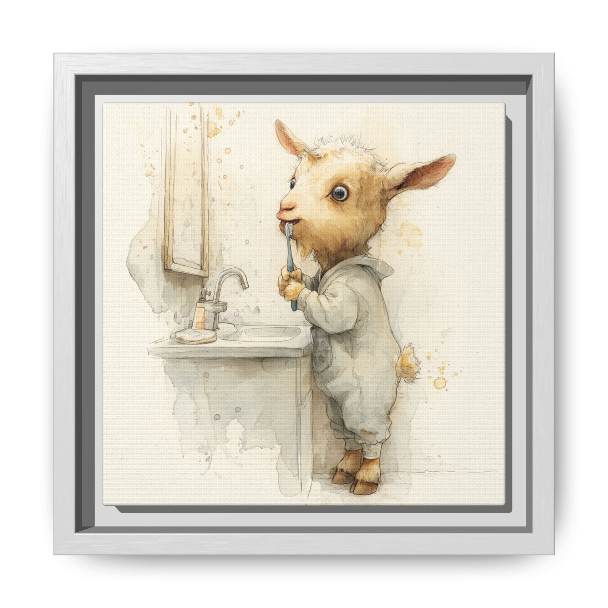 Whimsical Goat Art | Perfect for Children's Rooms