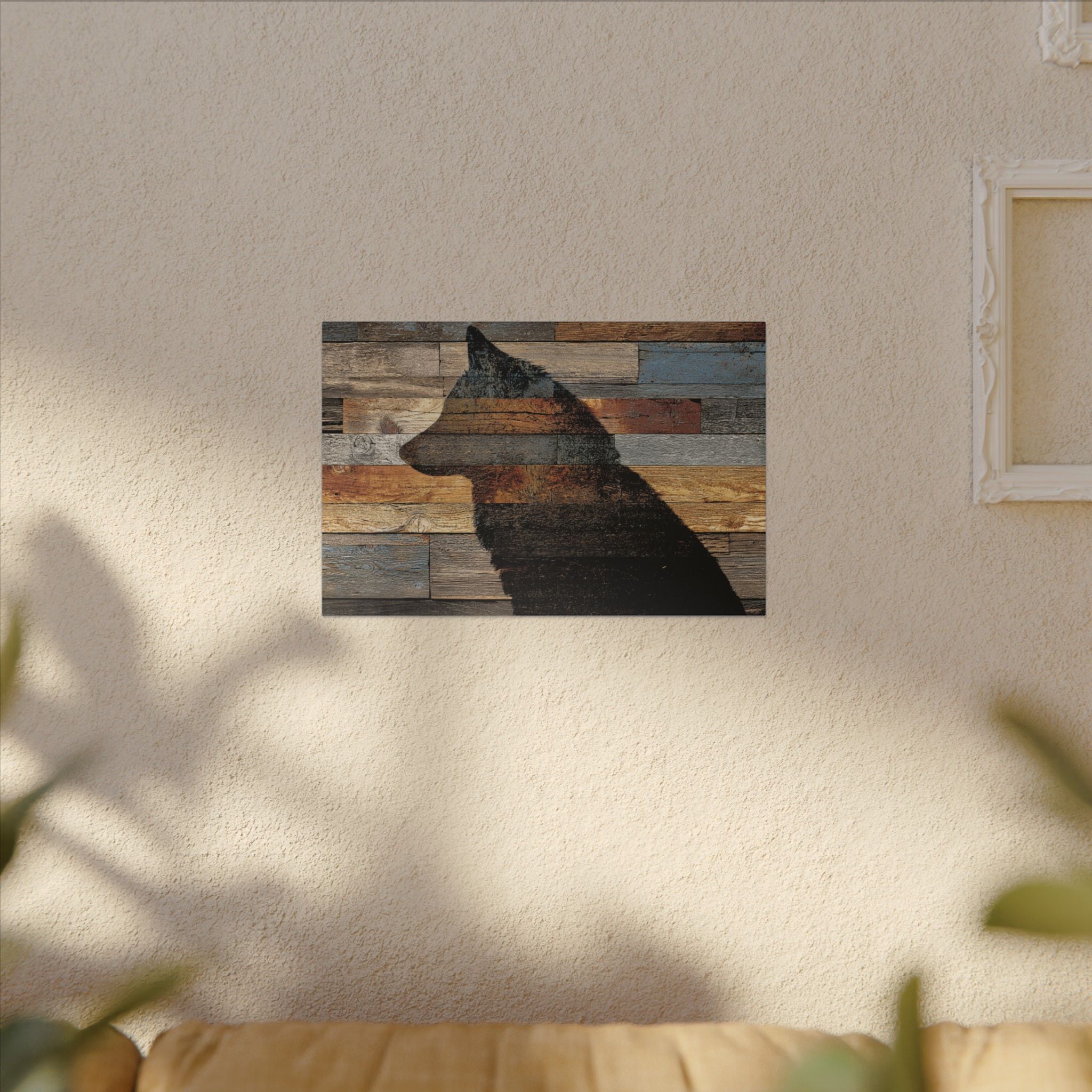 Rustic Wolf Silhouette Wall Art | Nature Inspired Decor