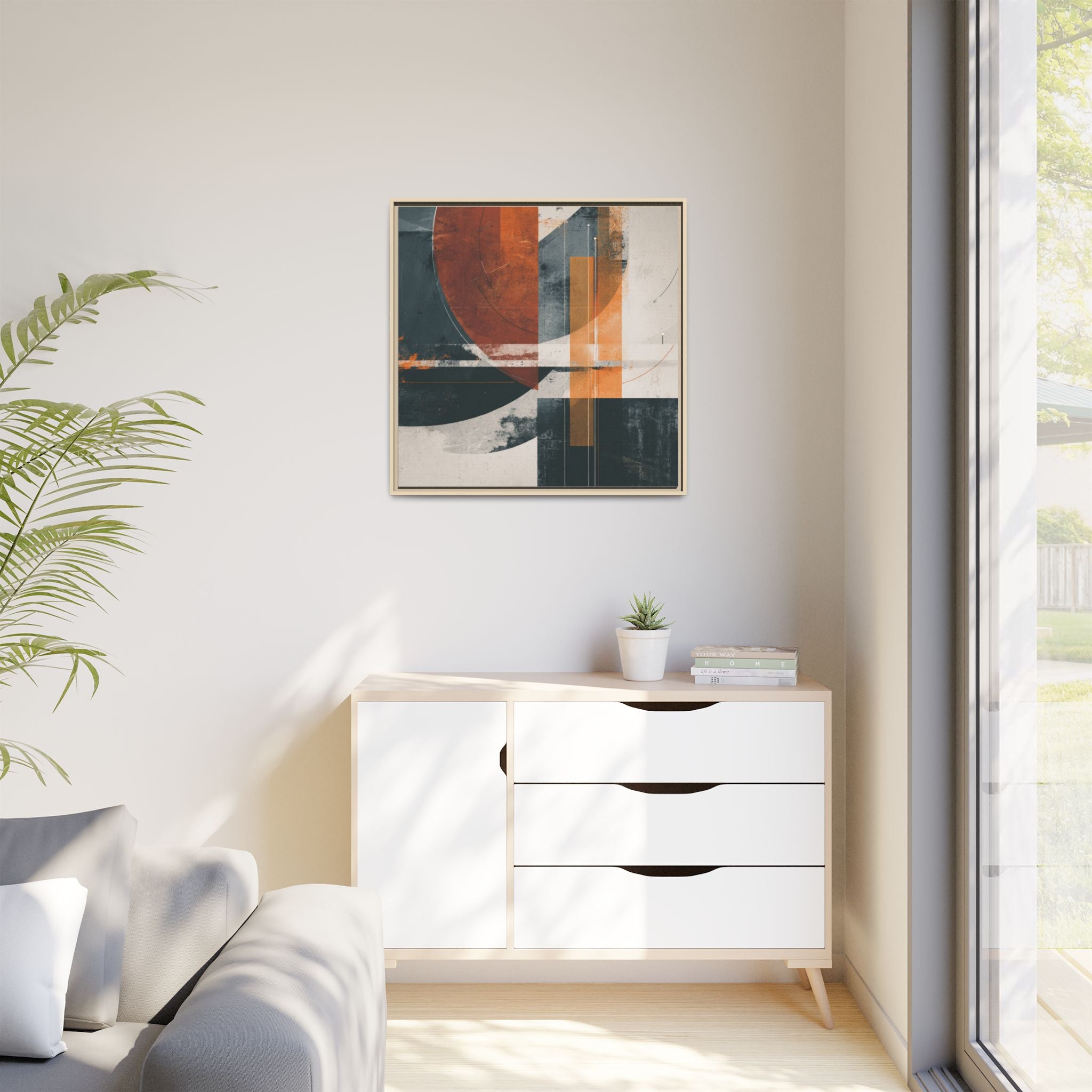 Bold Abstract Art | Modern Design | Warm Earthy Tones