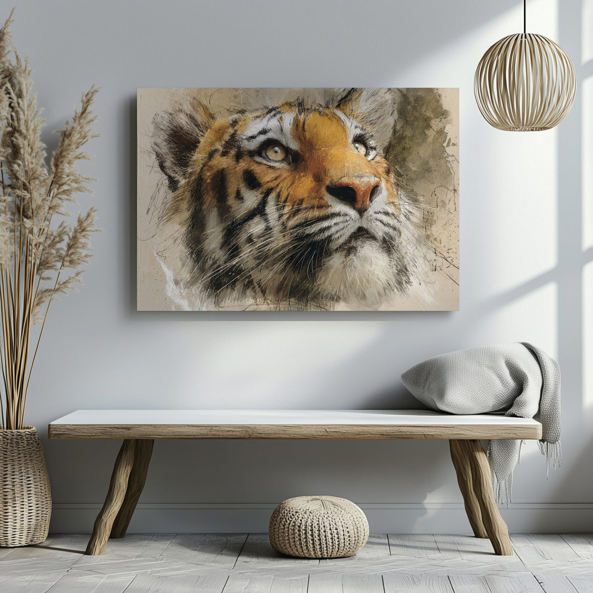 Tiger Portrait Canvas Wall Art — product image 7