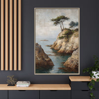 Serene Seaside Landscape Art - Tranquil Coastal Decor