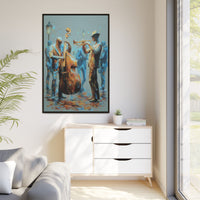 Colorful Jazz Musicians Art for Music Enthusiasts