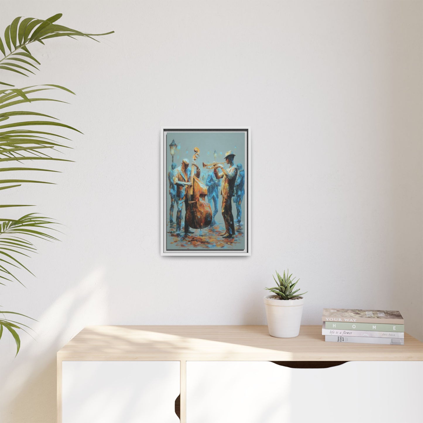 Colorful Jazz Musicians Art for Music Enthusiasts