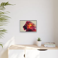 Majestic Lion Watercolor Art | Vibrant Animal Portrait