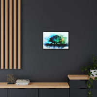 Hedgehog Silhouette Watercolor Art | Nature-Inspired Home Decor
