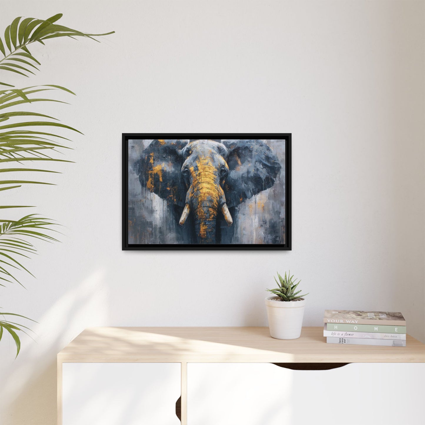 Majestic Elephant Wall Art - Abstract Animal Decor