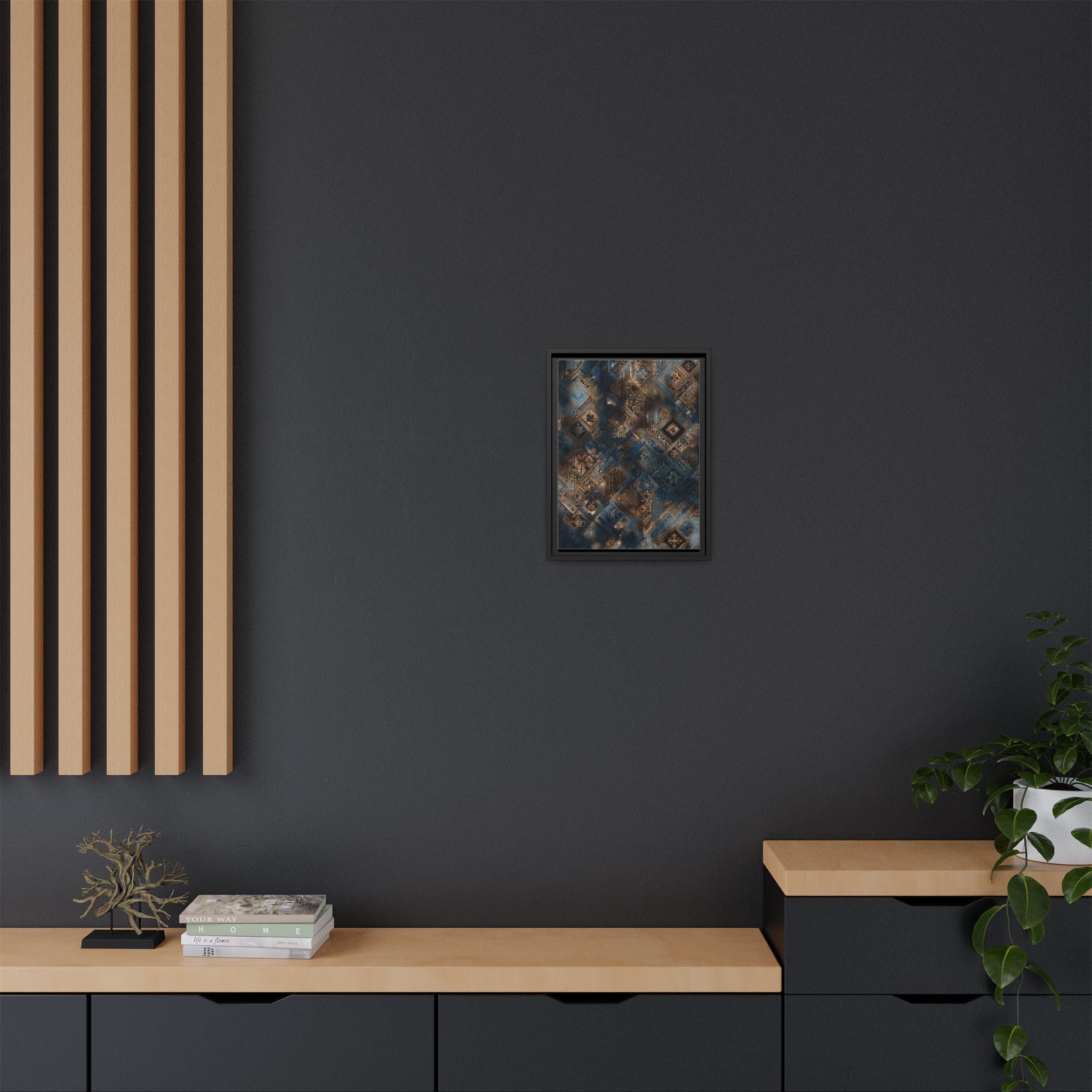 Intricate Geometric Wall Art - Abstract Pattern