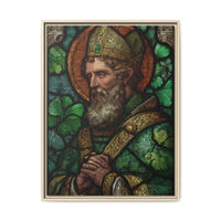 Saint Artwork | Irish Heritage Art | Traditional Green Tones