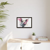 Whimsical Pig Art Print - Playful Farmhouse Decor