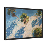 Tropical Palm Trees Artwork | Vibrant Coastal Landscape