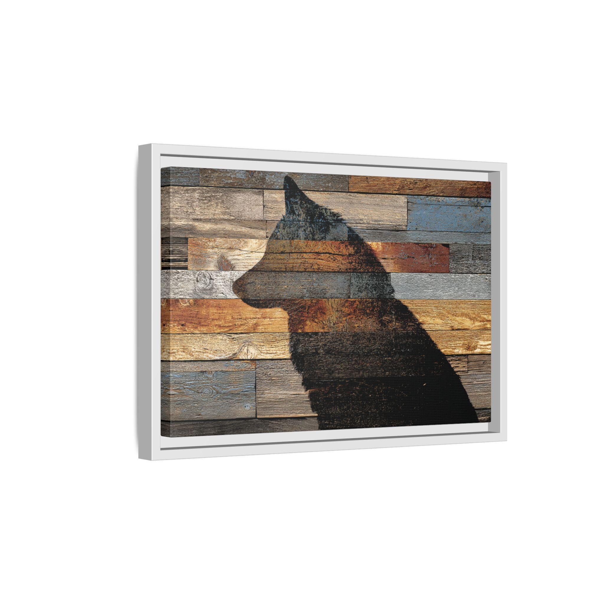 Rustic Wolf Silhouette Wall Art | Nature Inspired Decor