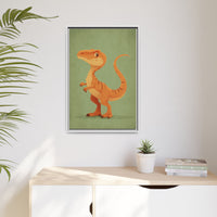 Whimsical Dinosaur Illustration Art for Kids' Rooms