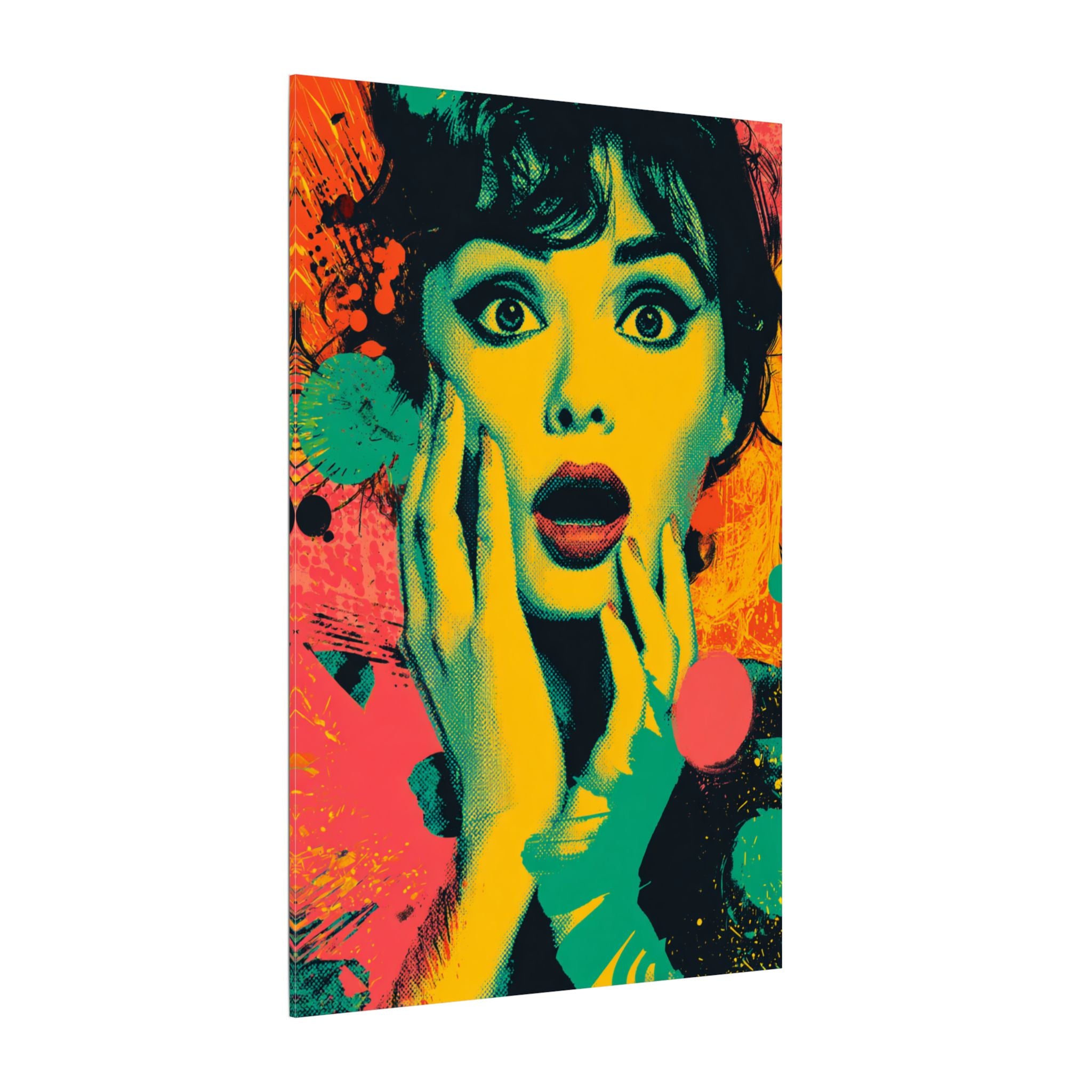Surreal Pop Art Woman – Vibrant Modern Wall Art