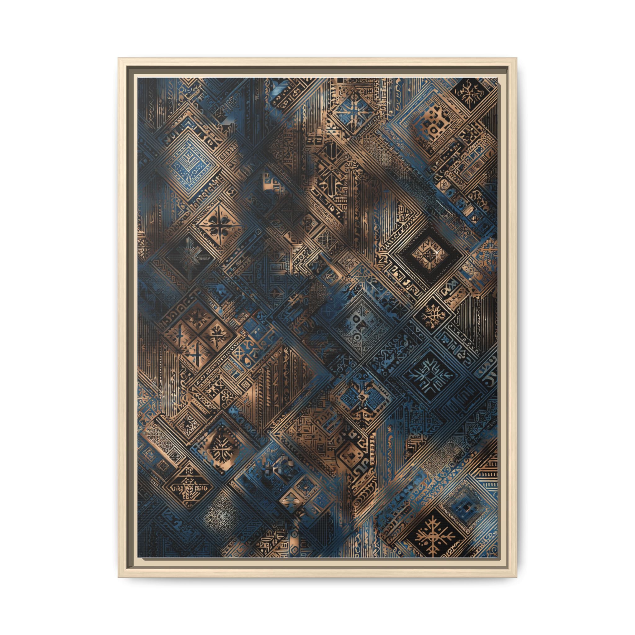 Intricate Geometric Wall Art - Abstract Pattern