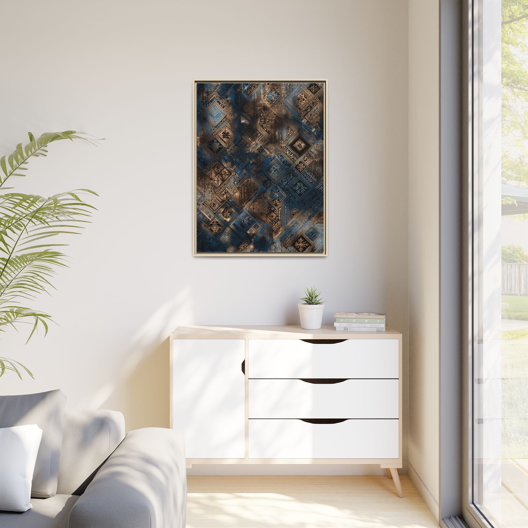 Intricate Geometric Wall Art - Abstract Pattern