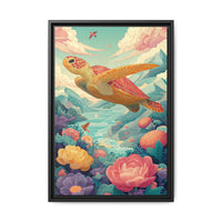 Vibrant Turtle Art | Whimsical Nature Illustration