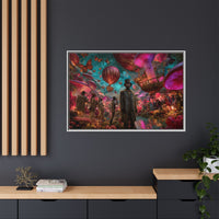 Whimsical Hot Air Balloon Fantasy Artwork | Surreal Landscape