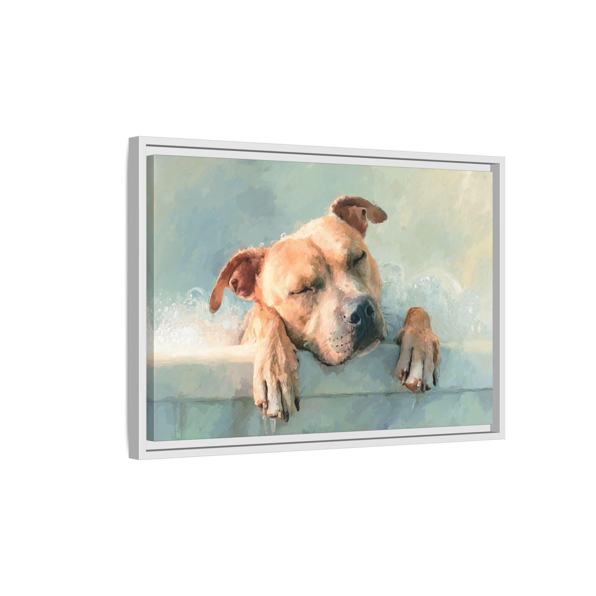 Calming Canine Portrait - Serene Dog Art Print