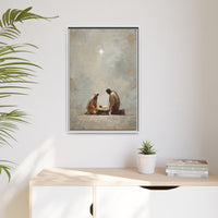 Nativity Scene Art Print - Warm Family Vibes