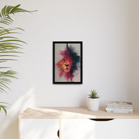 Majestic Lion Watercolor Art | Vibrant Animal Portrait
