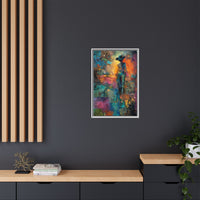 Abstract Cowgirl Art | Colorful Canvas Artwork