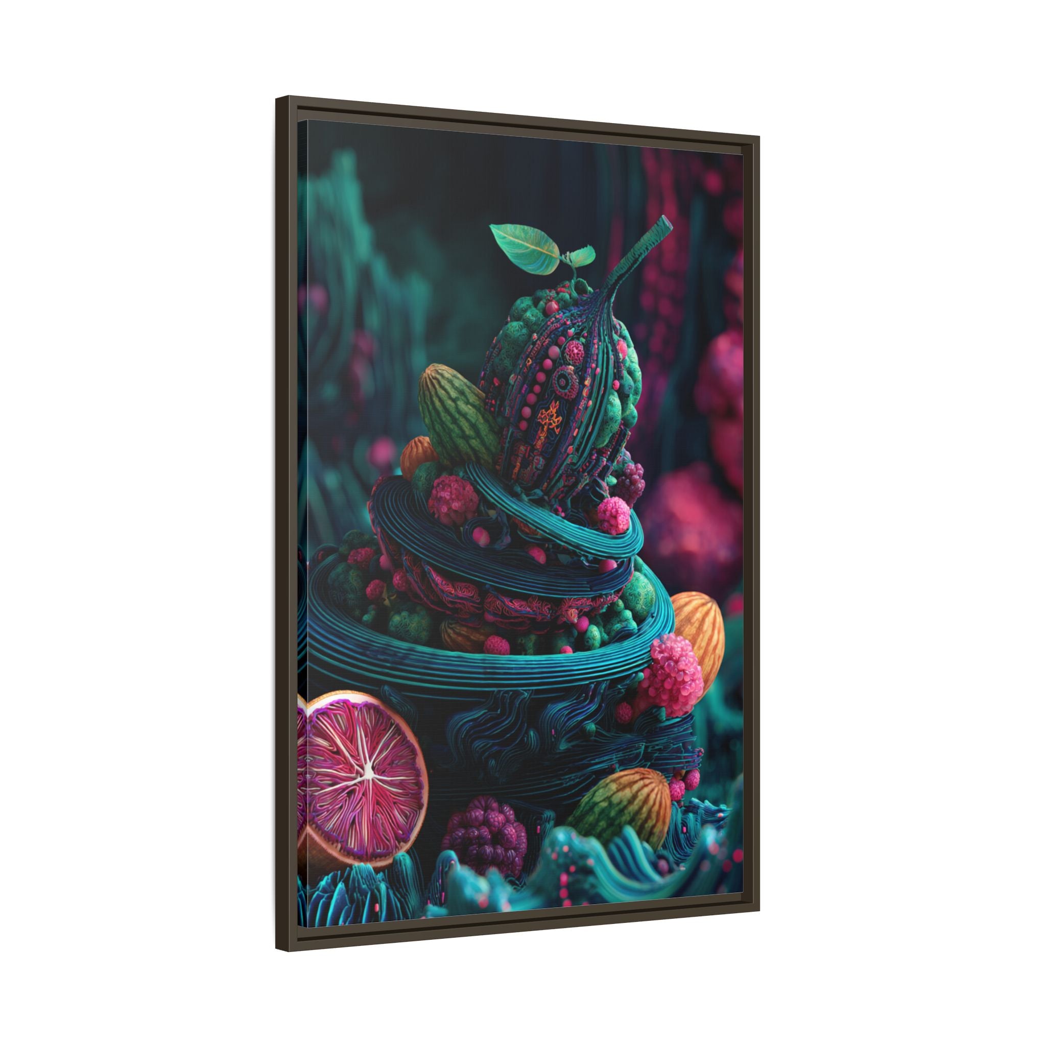Surreal Fruit Fantasy Art - Vibrant Digital Design
