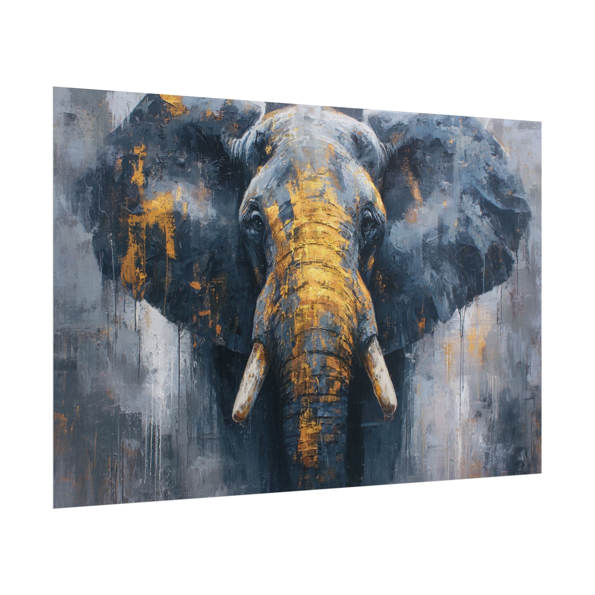 Majestic Elephant Wall Art - Abstract Animal Decor