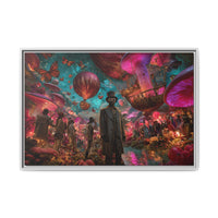 Whimsical Hot Air Balloon Fantasy Artwork | Surreal Landscape