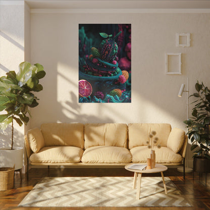 Surreal Fruit Fantasy Art - Vibrant Digital Design
