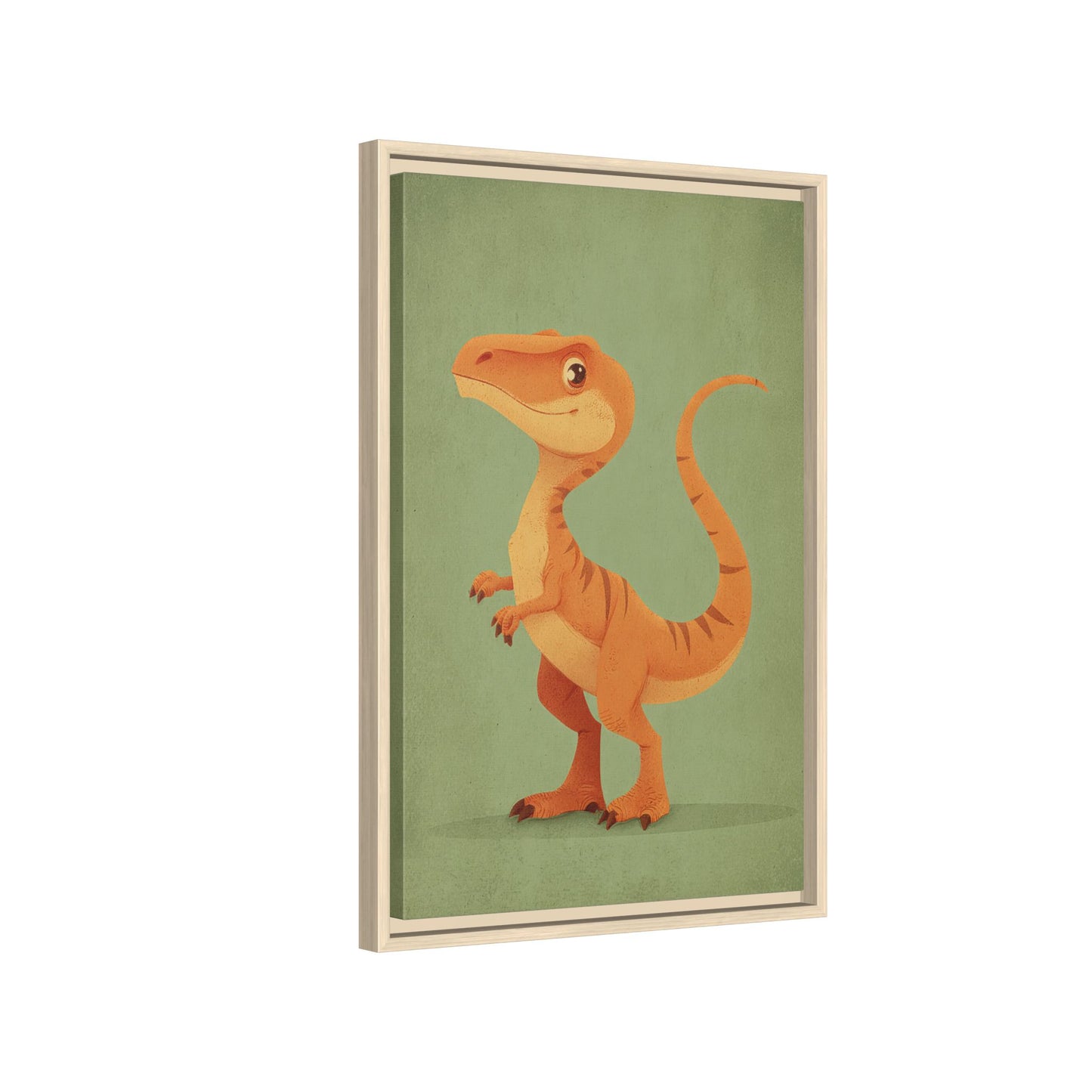 Whimsical Dinosaur Illustration Art for Kids' Rooms