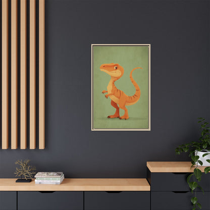 Whimsical Dinosaur Illustration Art for Kids' Rooms