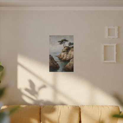 Serene Seaside Landscape Art