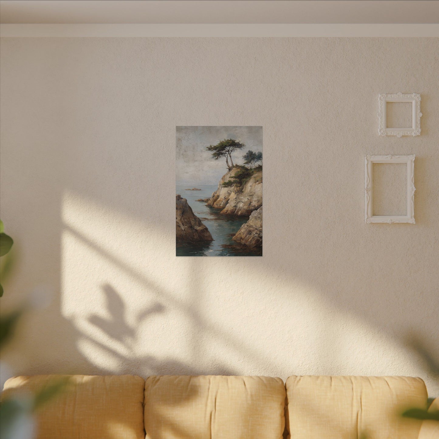 Tranquil Coastal Landscape Art - Soothing Wall Decor