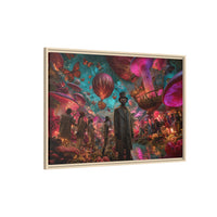 Whimsical Hot Air Balloon Fantasy Artwork | Surreal Landscape
