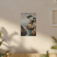Serene Seaside Landscape Art - Tranquil Coastal Decor
