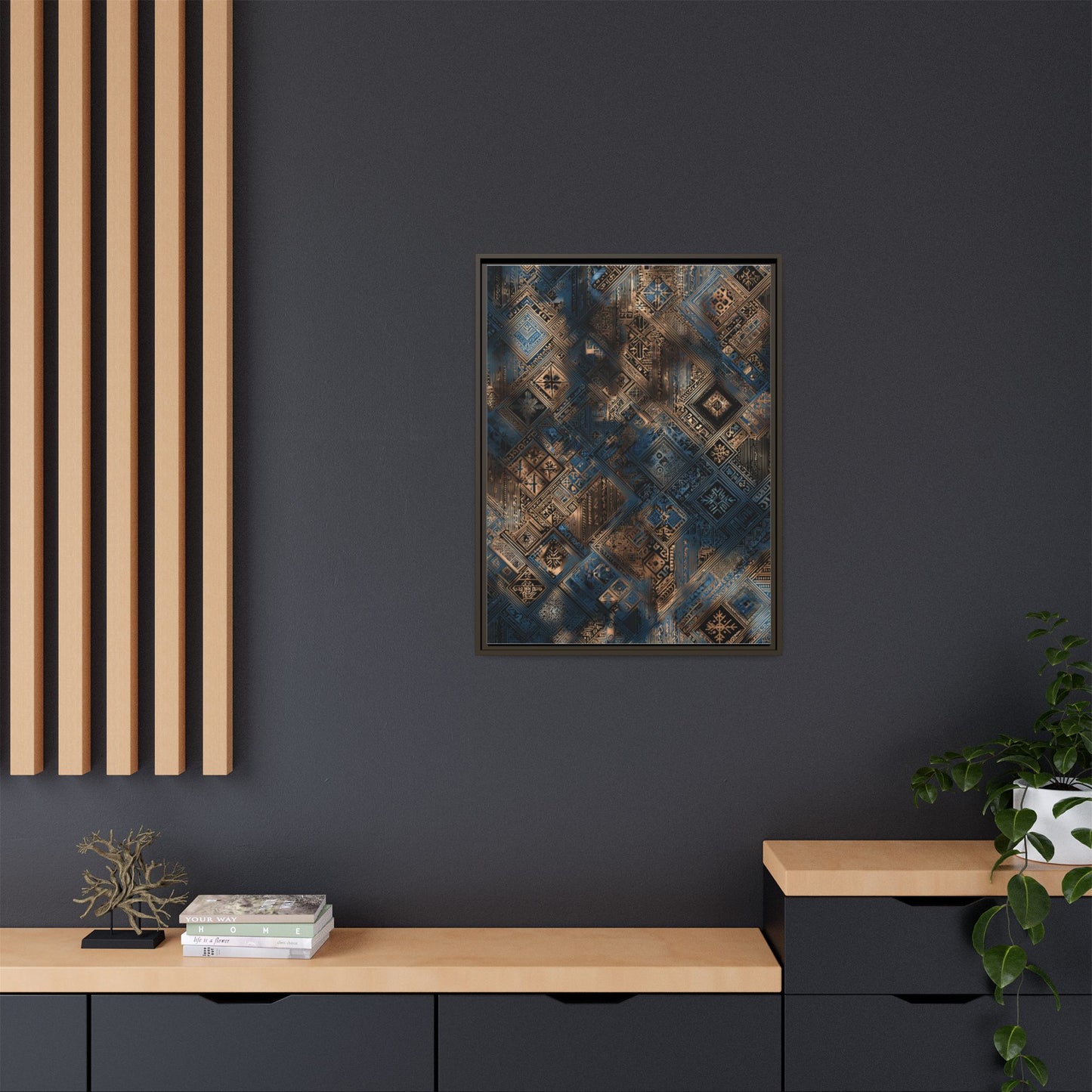 Intricate Geometric Wall Art - Abstract Pattern