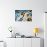 Tropical Palm Trees Artwork | Vibrant Coastal Landscape