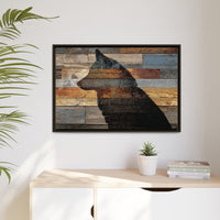 Rustic Wolf Silhouette Wall Art | Nature Inspired Decor