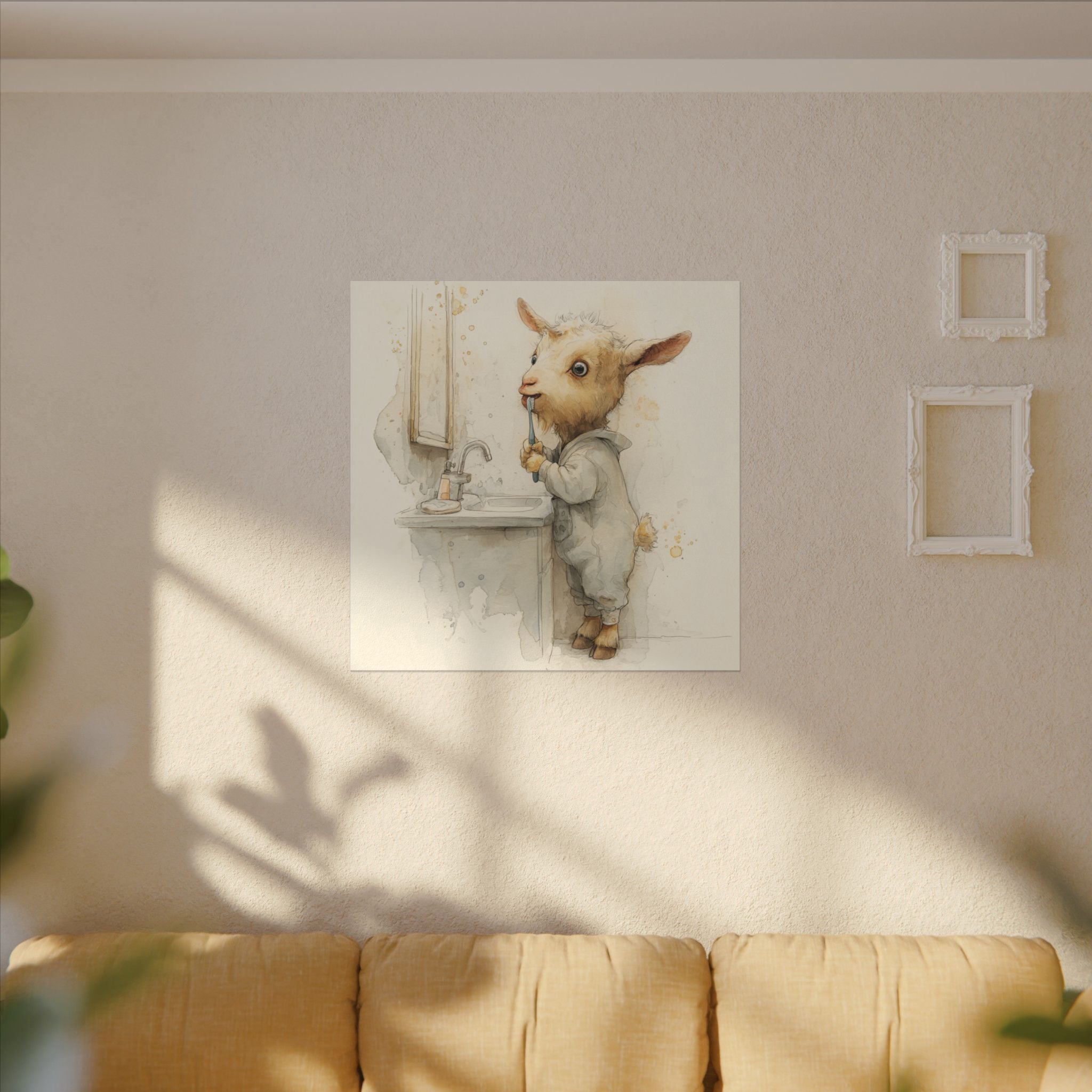 Whimsical Goat Art | Perfect for Children's Rooms