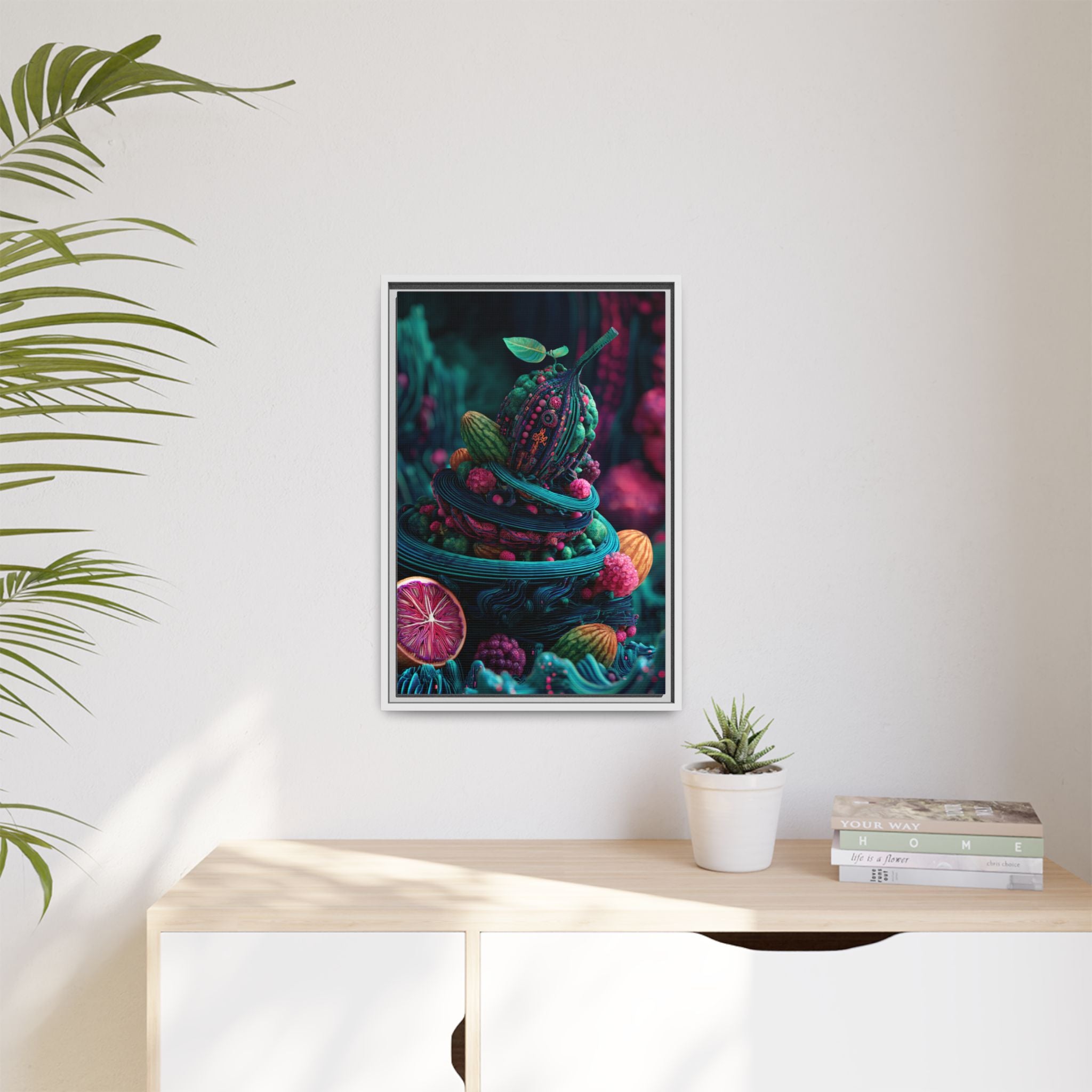 Surreal Fruit Fantasy Art - Vibrant Digital Design