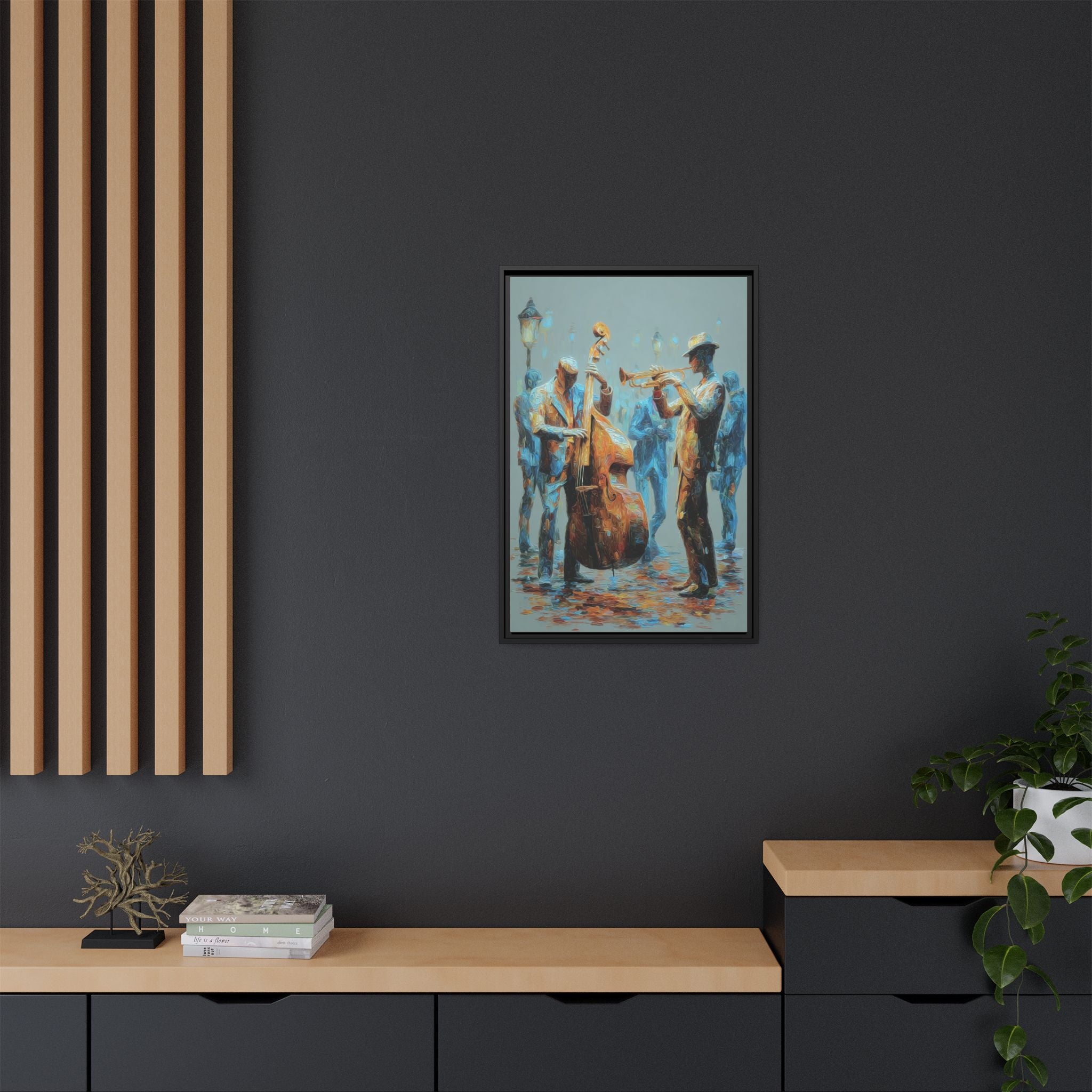 Colorful Jazz Musicians Art for Music Enthusiasts