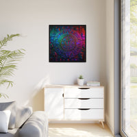 Aztec Mandala Wall Art - Colorful Cultural Decor