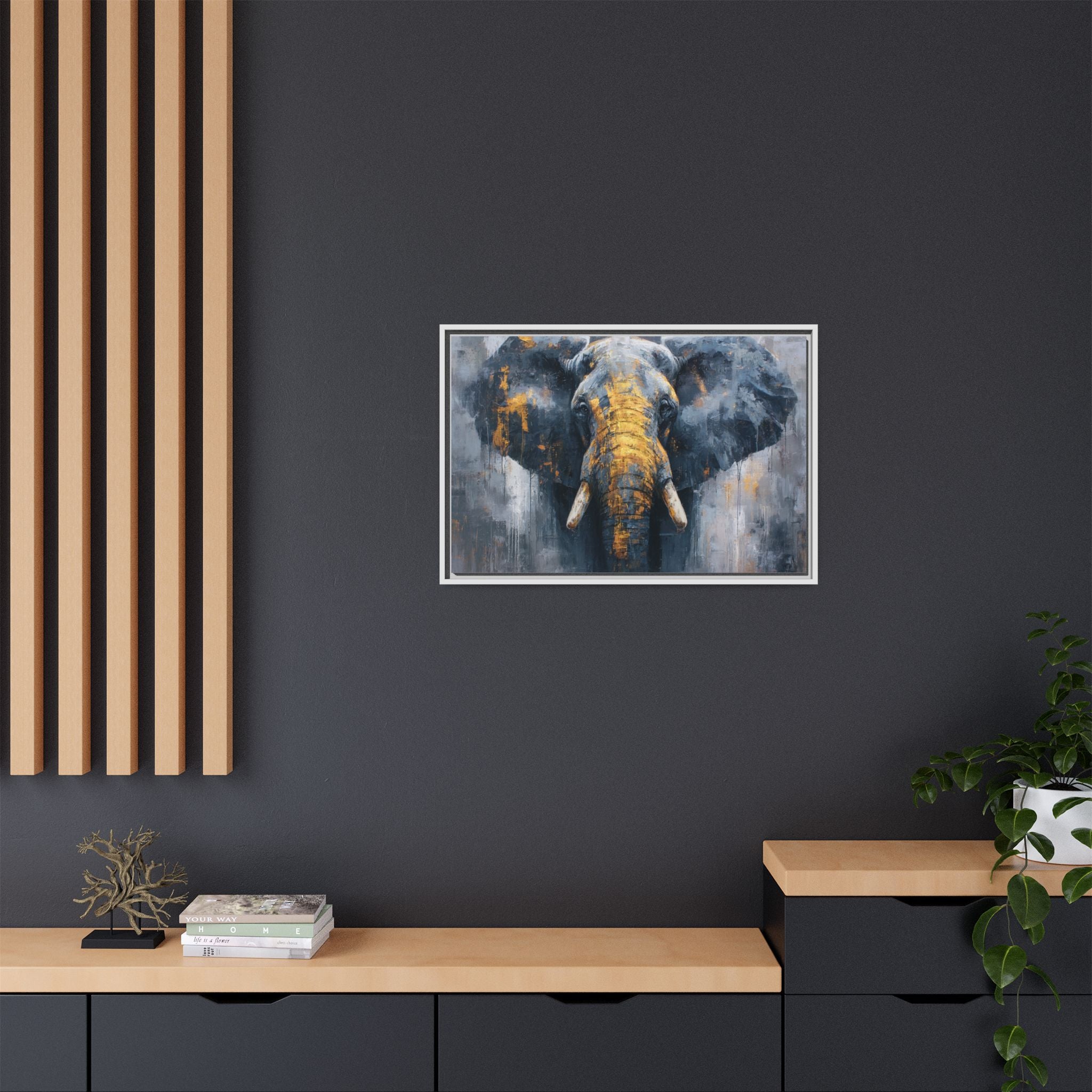 Majestic Elephant Wall Art - Abstract Animal Decor