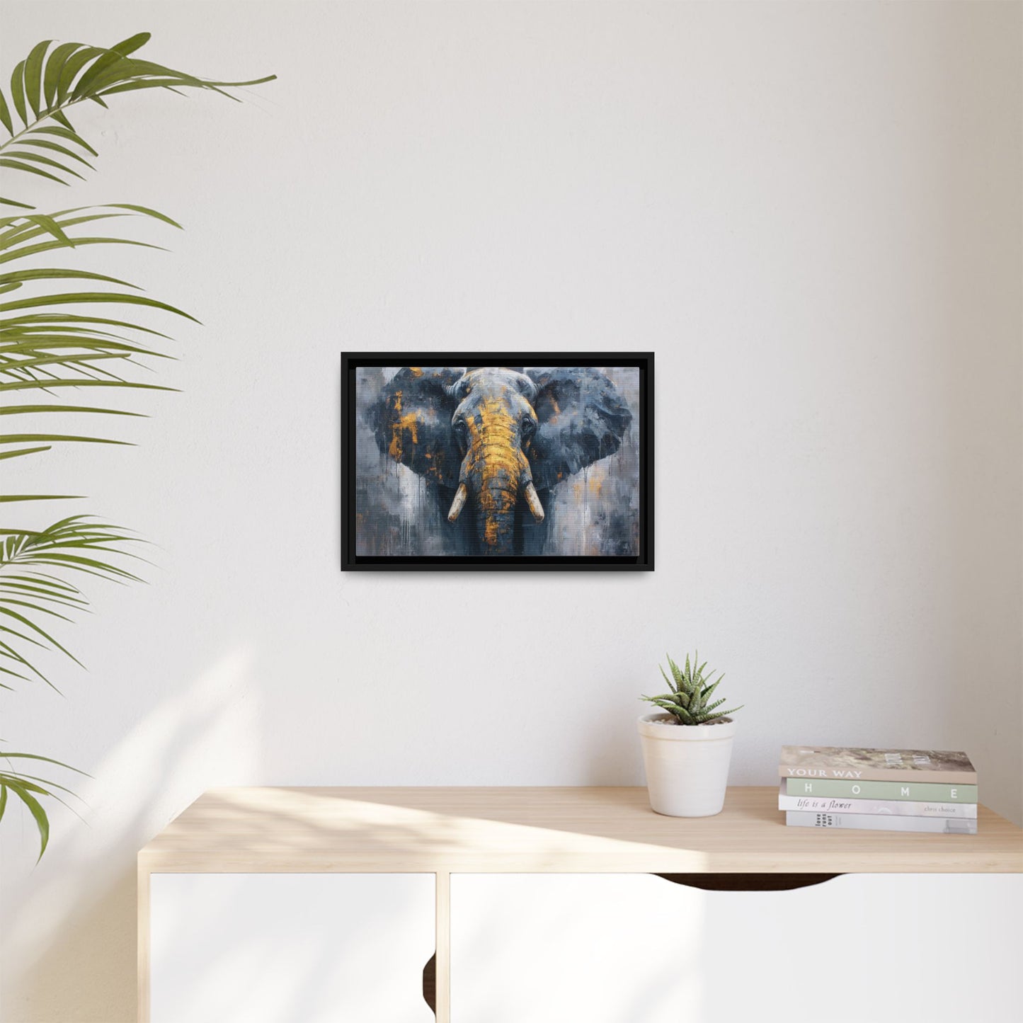 Majestic Elephant Wall Art - Abstract Animal Decor